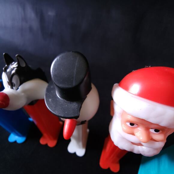 Lot of 10 Many Rare Vintage Footed PEZ Dispensers Collection Santa Flintstones - Picture 5 of 10